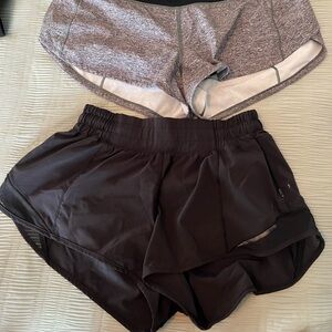 Lululemon Hotty Hot running shorts